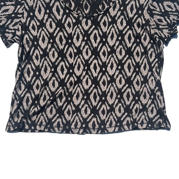 Scotch & Soda Beach Bandits Tan & Black Print Boxy Tee Size XS - Picture 5 of 13